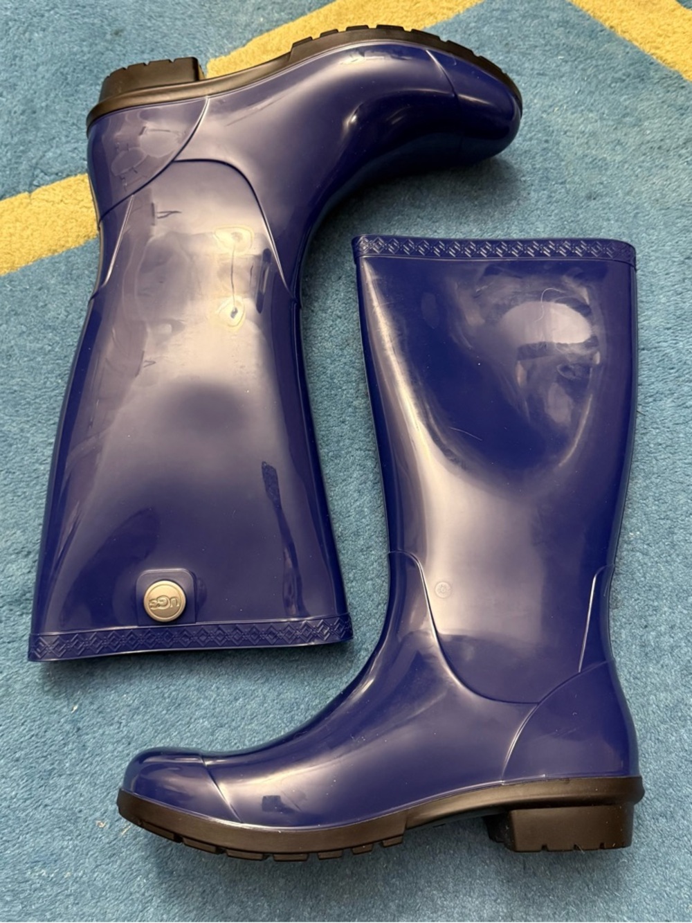 UGG Shaye Navy Blue Rain Boots